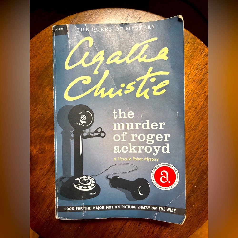 Agatha Christie 'The Murder of Roger Ackroyd' paperback Book